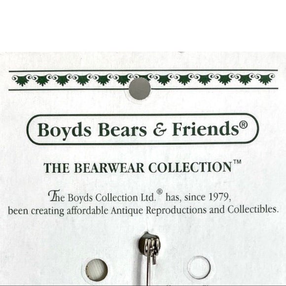 Boyds Bear Bearwear Collection Brooch 2000 #26156 - Picture 6 of 7